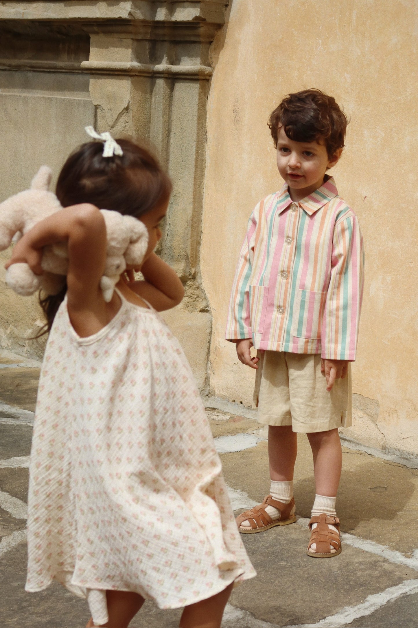 Coco Floral Muslin Strap Dress-Konges Slojd SP26