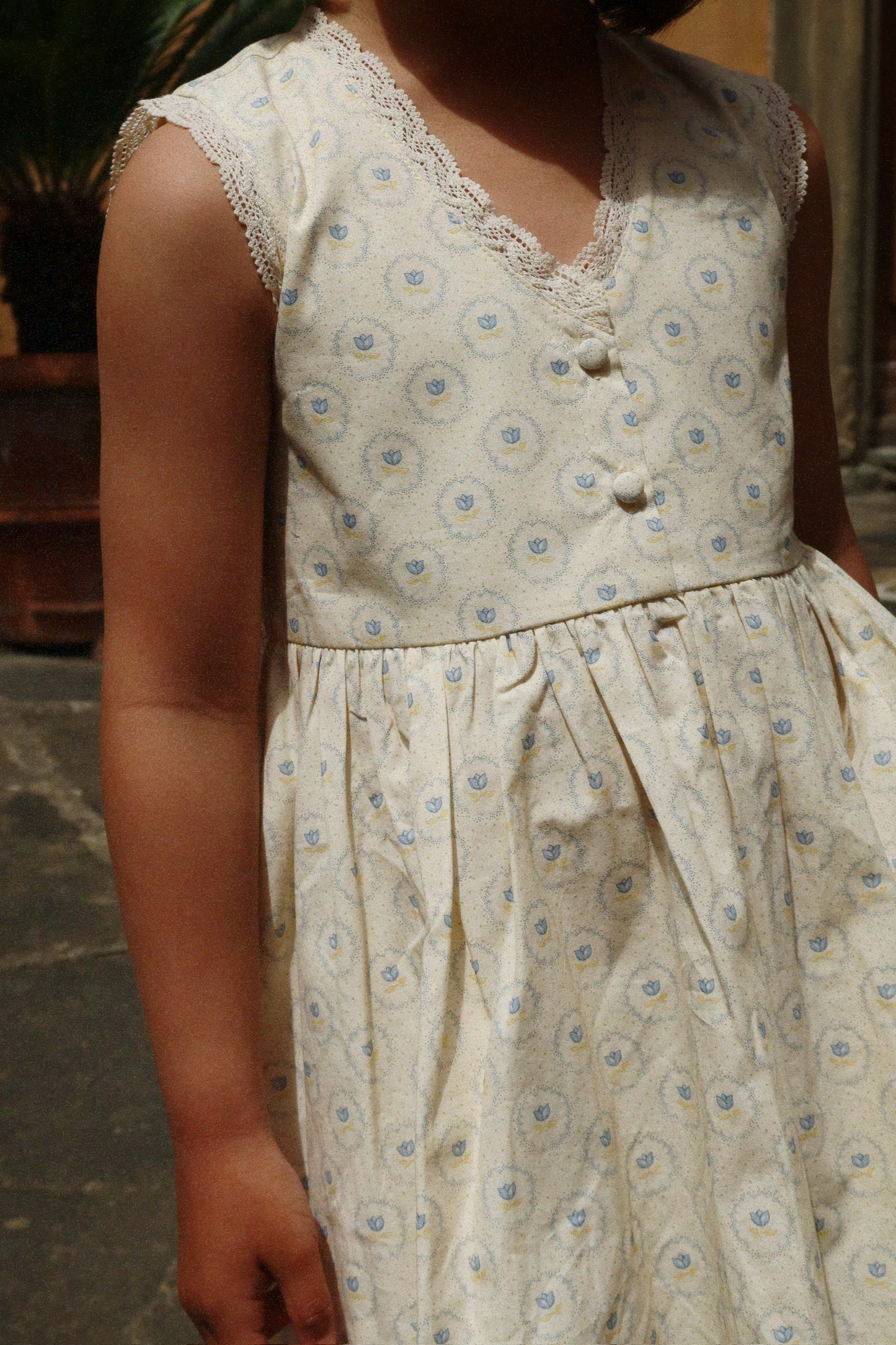 Coeur Lace Trim Dress-Konges Slojd SP26