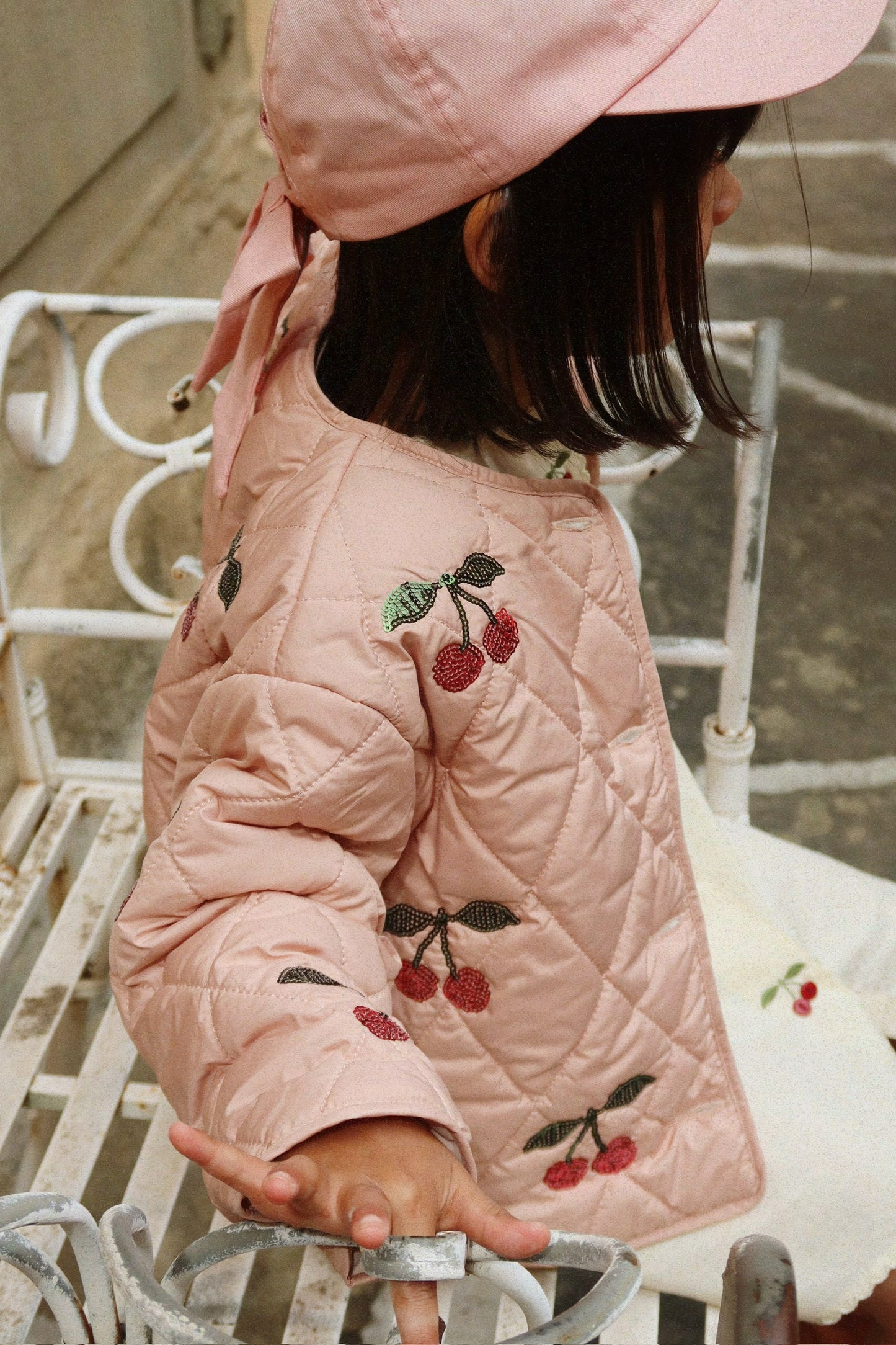 Flora Cherry Sequin Jacket Jacket-Konges Slojd SP26