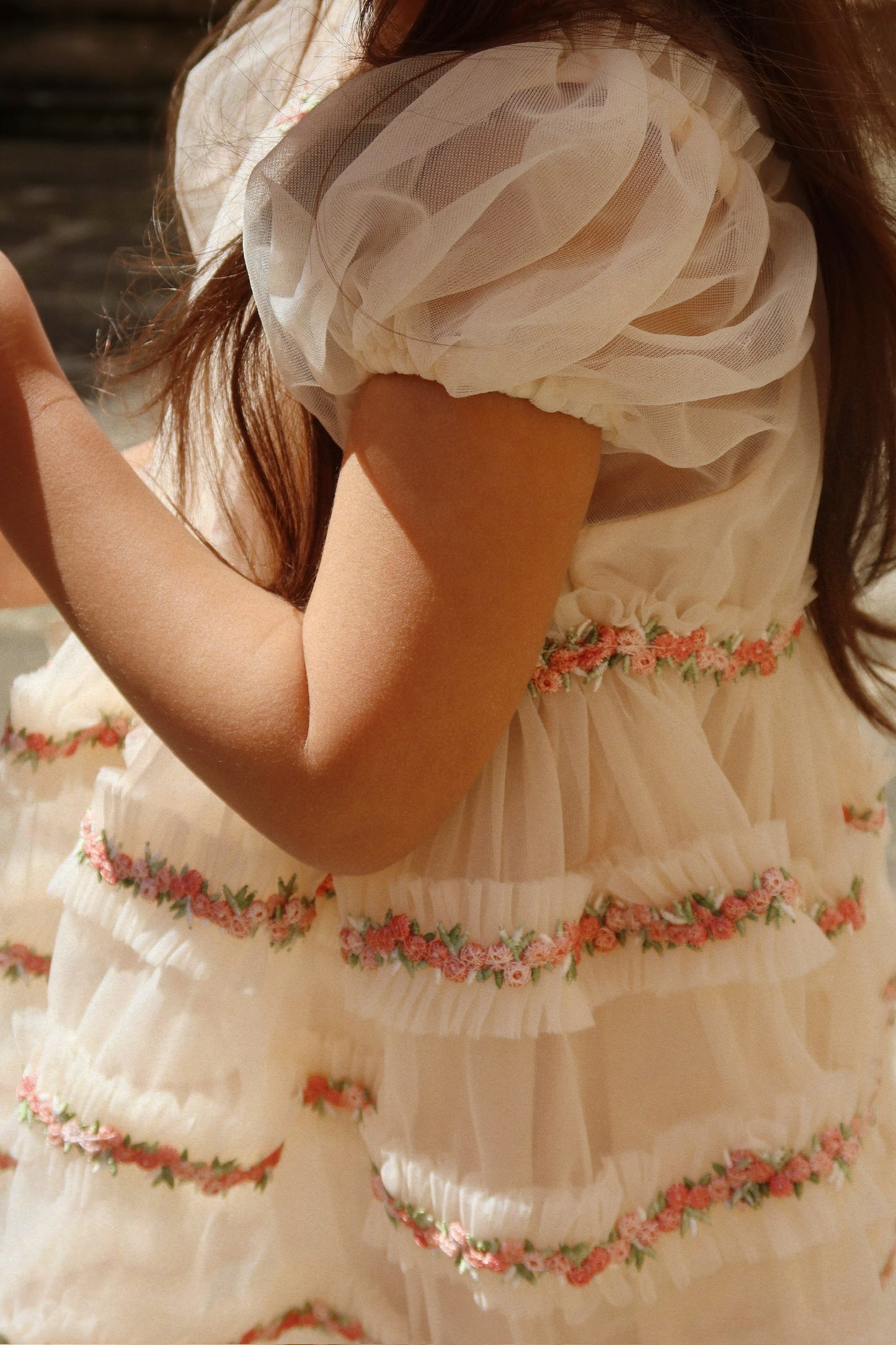 Joelle Tulle Roseette Dress-Konges Slojd SP26