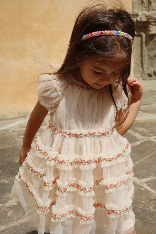 Joelle Tulle Roseette Dress-Konges Slojd SP26