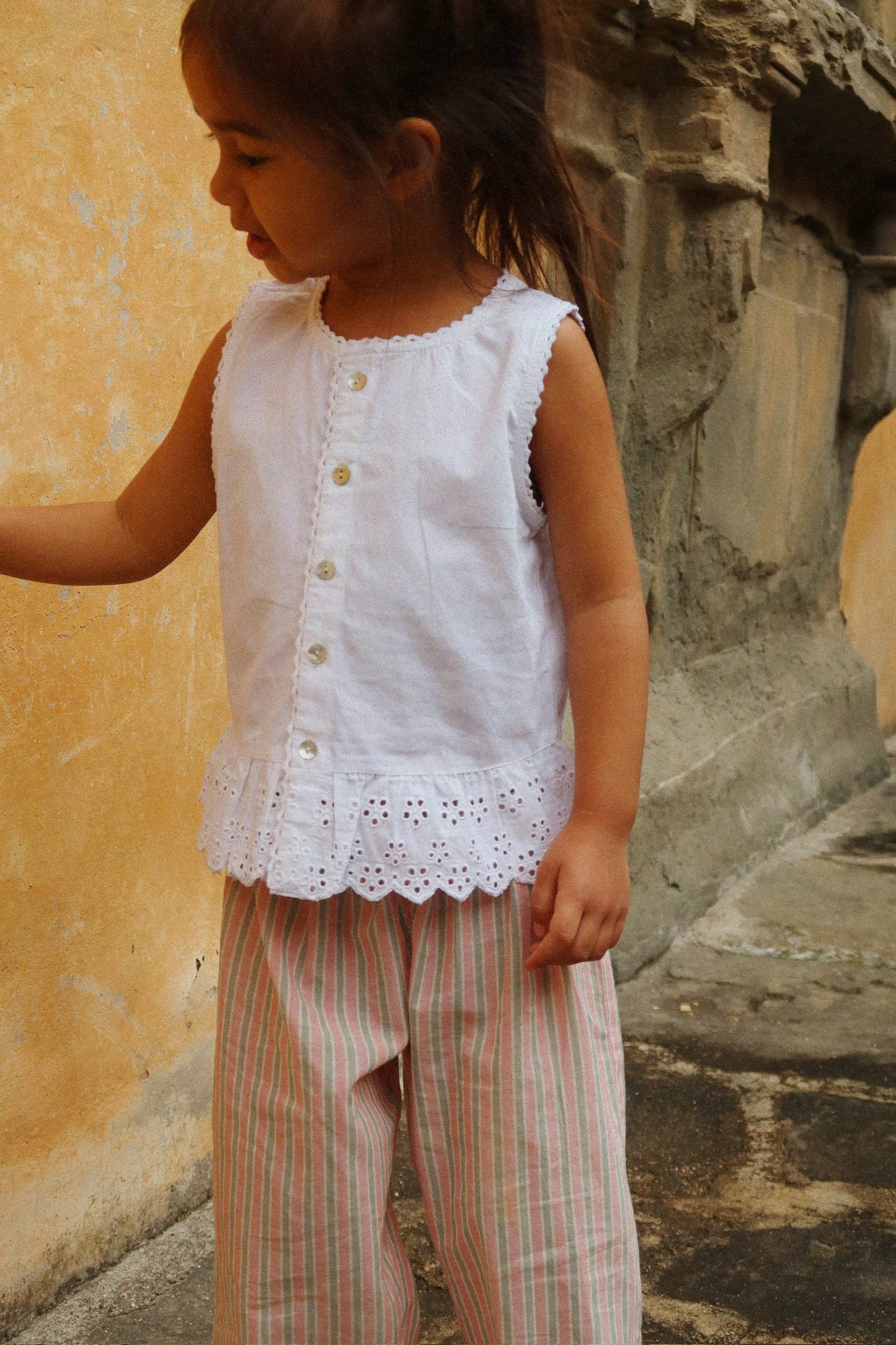 Evelina Eyelet Blouse-Konges Slojd SP26