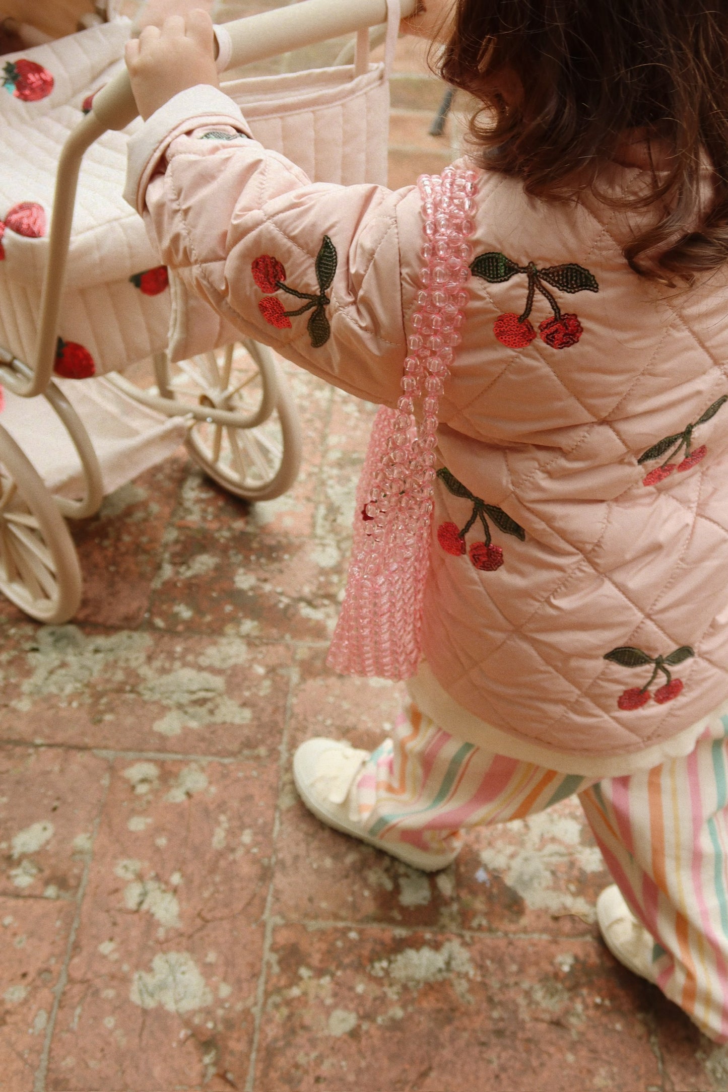 Flora Cherry Sequin Jacket Jacket-Konges Slojd SP26