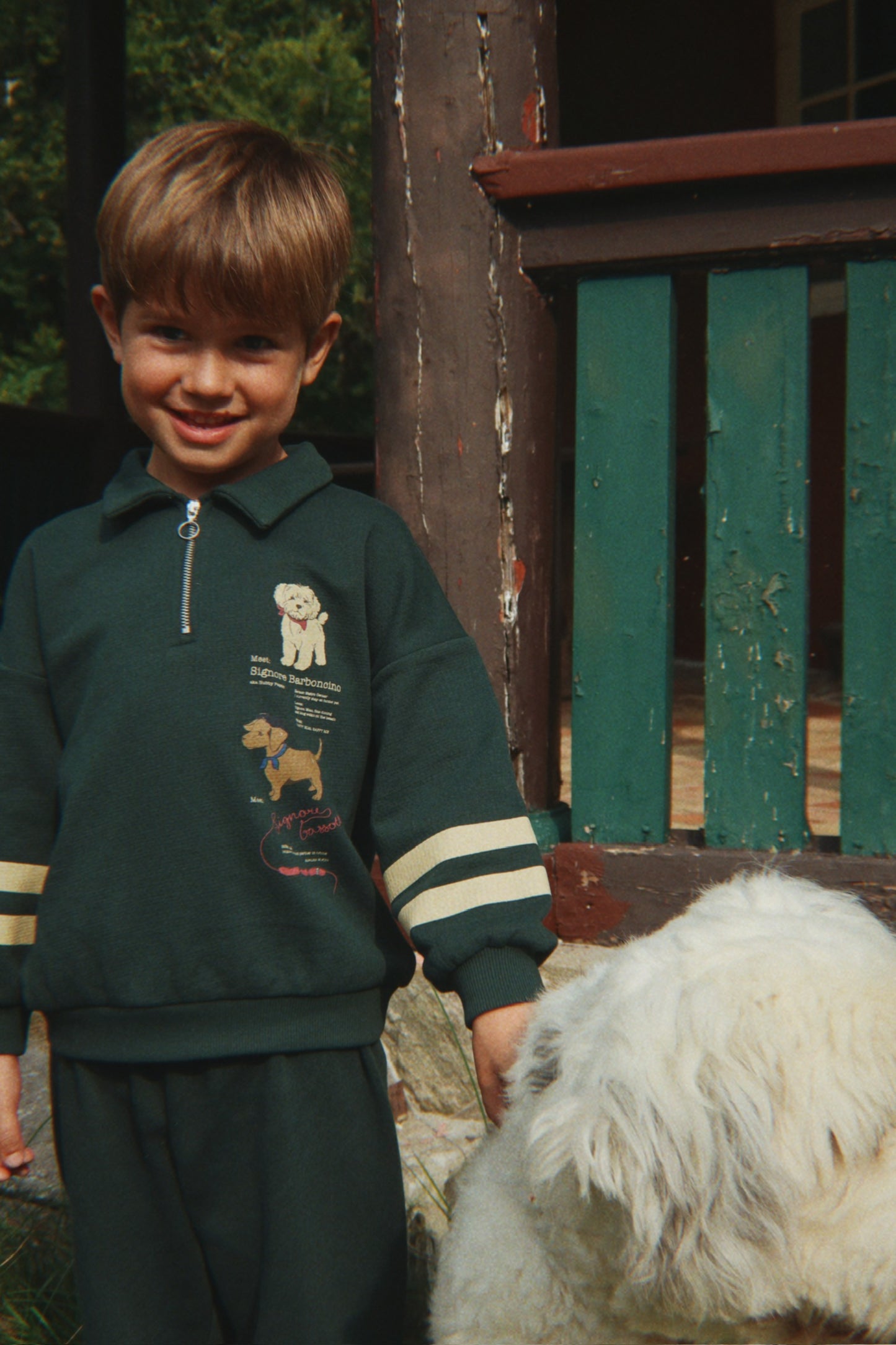 Doggy Half Zip Polo-Konges Slojd FW25