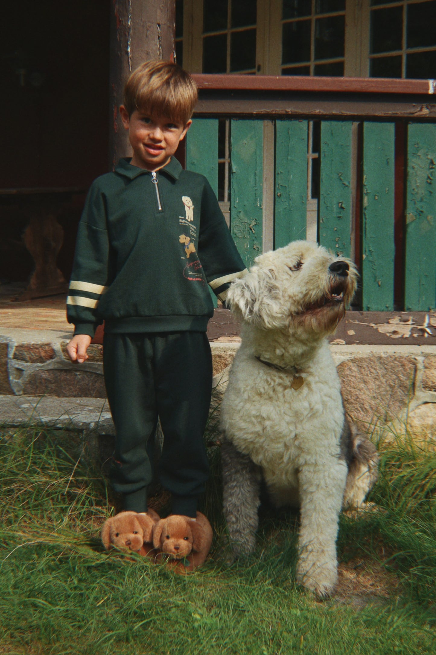 Doggy Half Zip Polo-Konges Slojd FW25