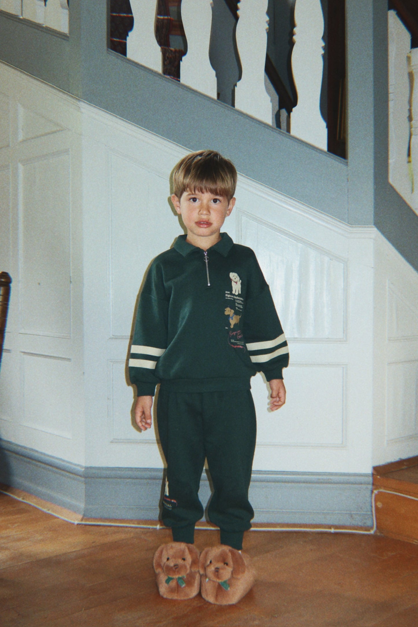 Doggy Half Zip Polo-Konges Slojd FW25