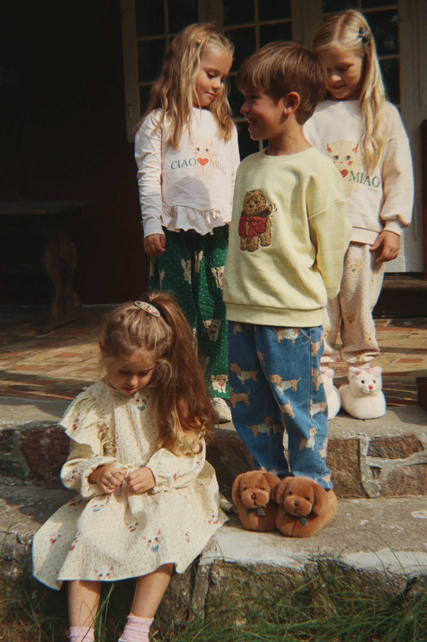 Elin Kitty Bow Dress-Konges Slojd FW25