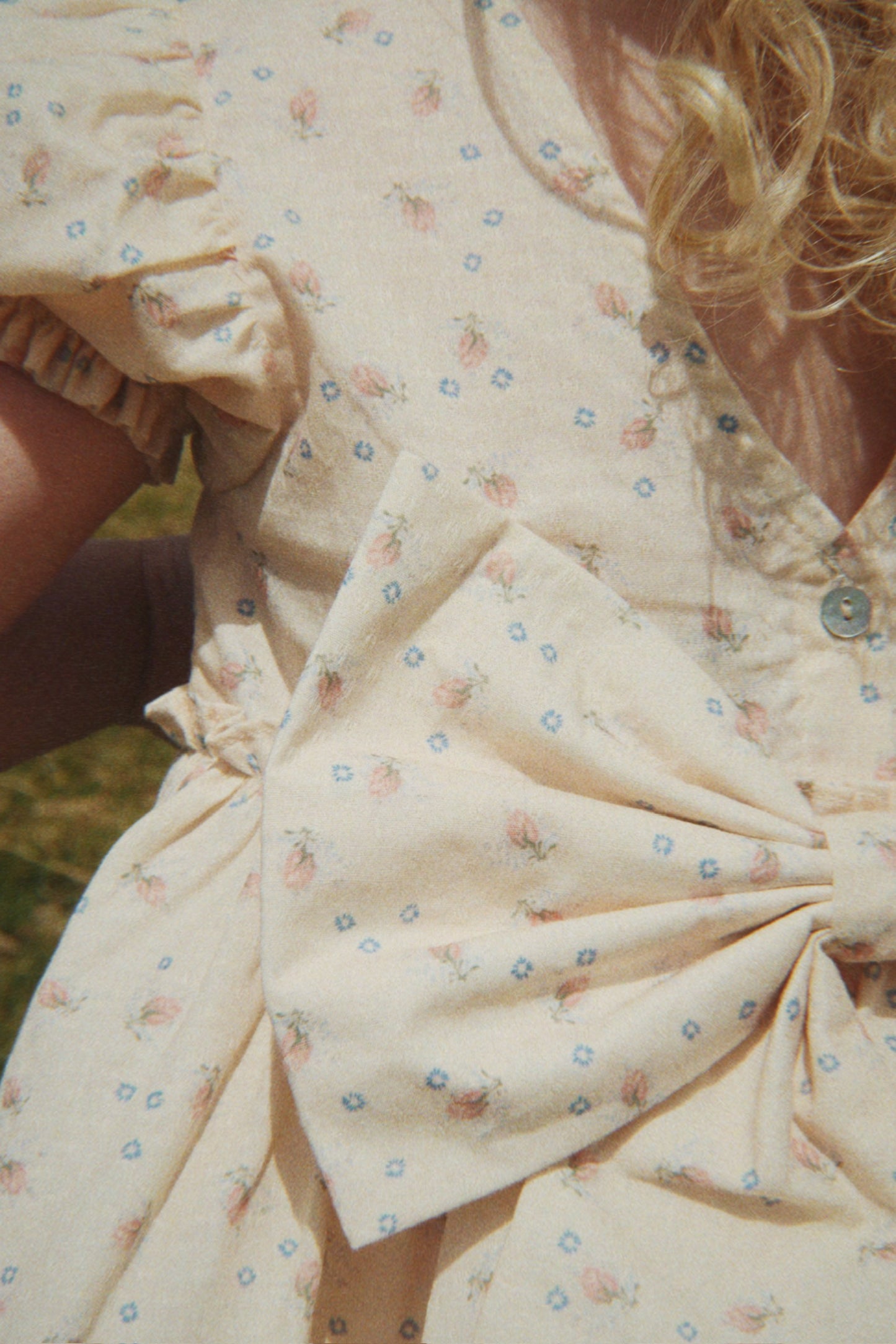Evia Rosebud Bow Dress-Konges Slojd SP26