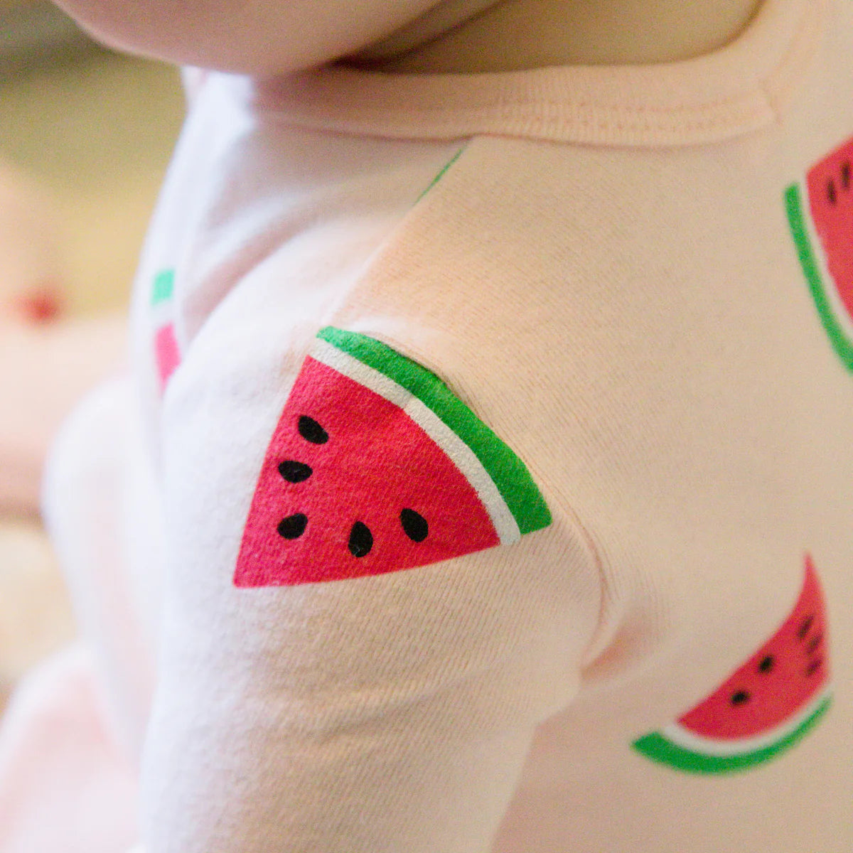 Watermelon Zipper Footie - Oh Baby!