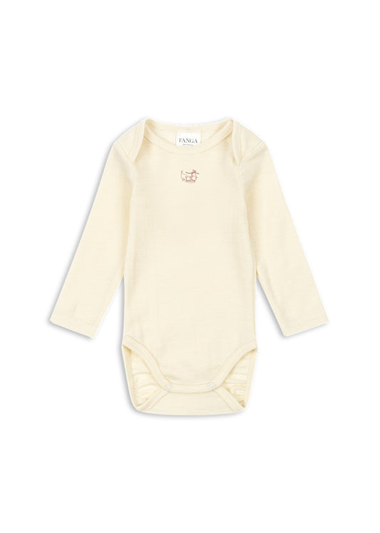 Erba Wool LS Onesie - fanga FW25