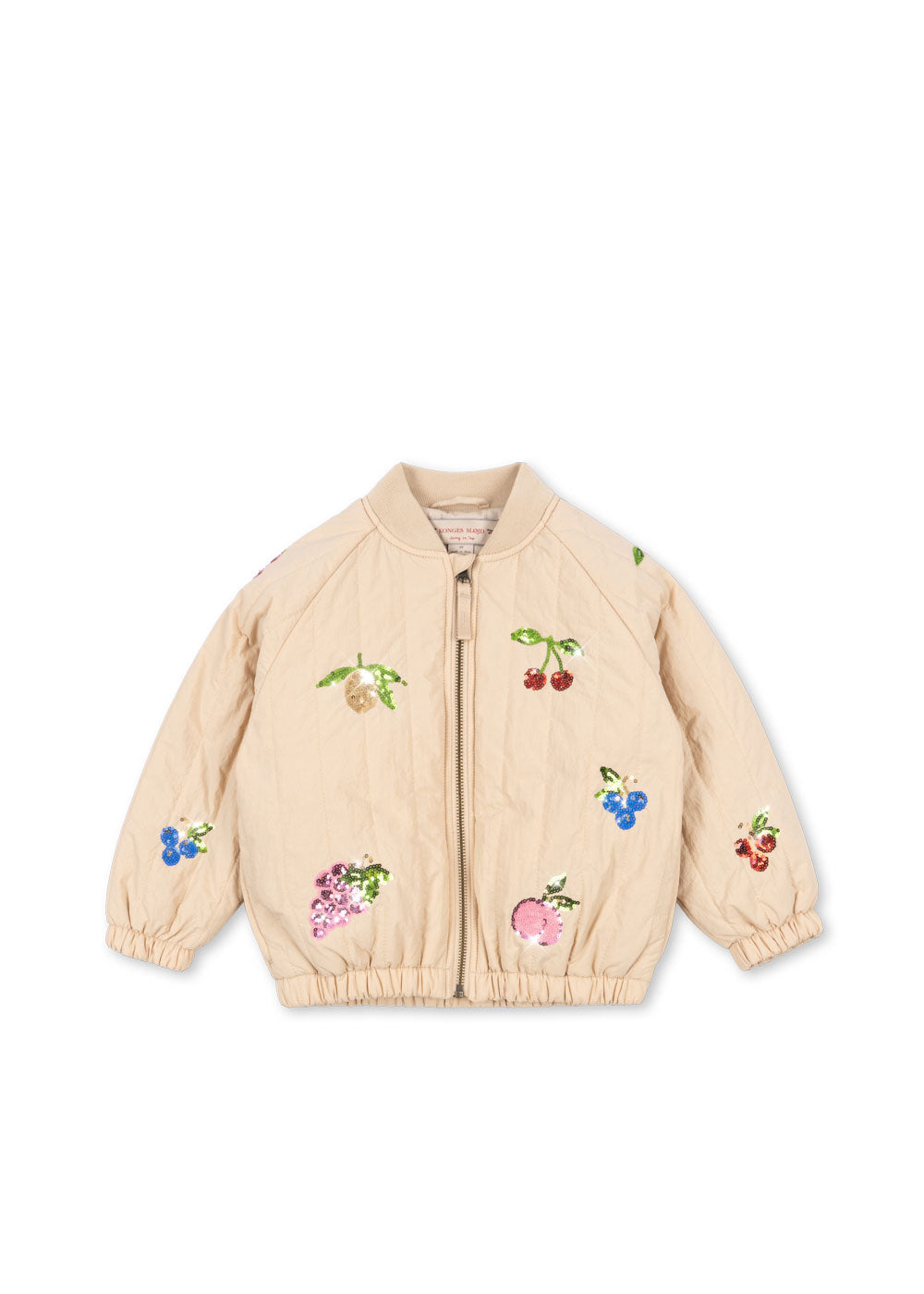 Juno Fruit Sequin Bomber Jacket-Konges Slojd FW25