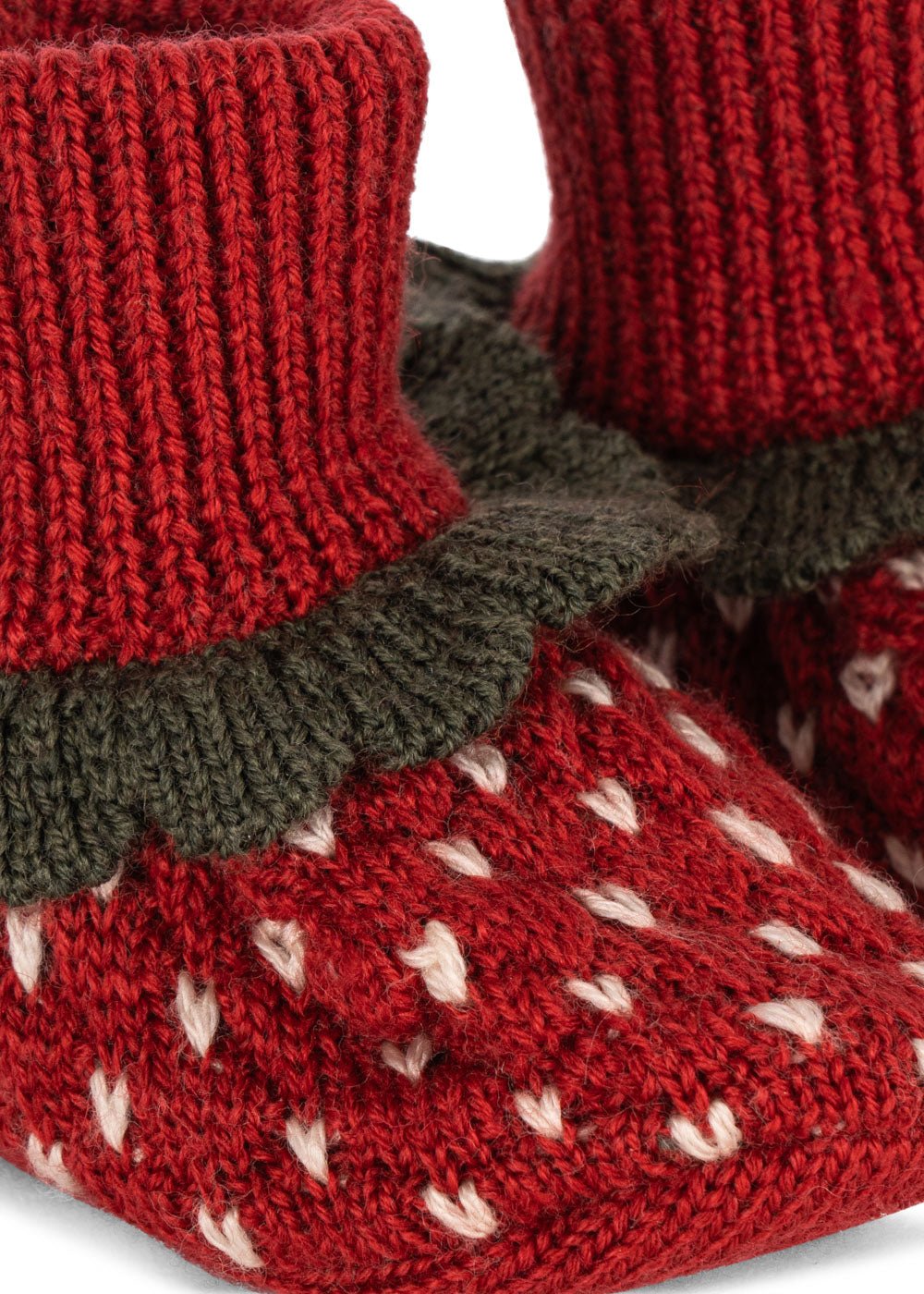 Wool Strawberry Booties -Konges Slojd FW25