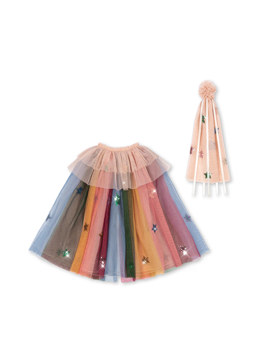 Glitter Rainbow Cape-Konges Slojd