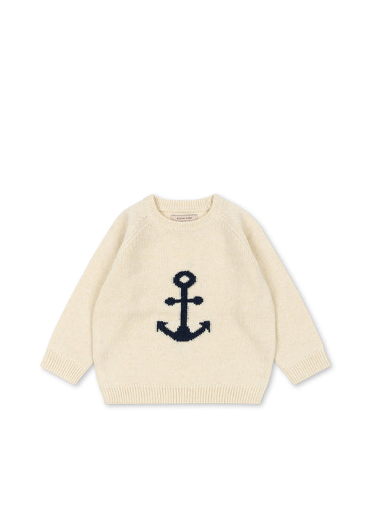 Anchor Knit Sweater-Konges Slojd FW25
