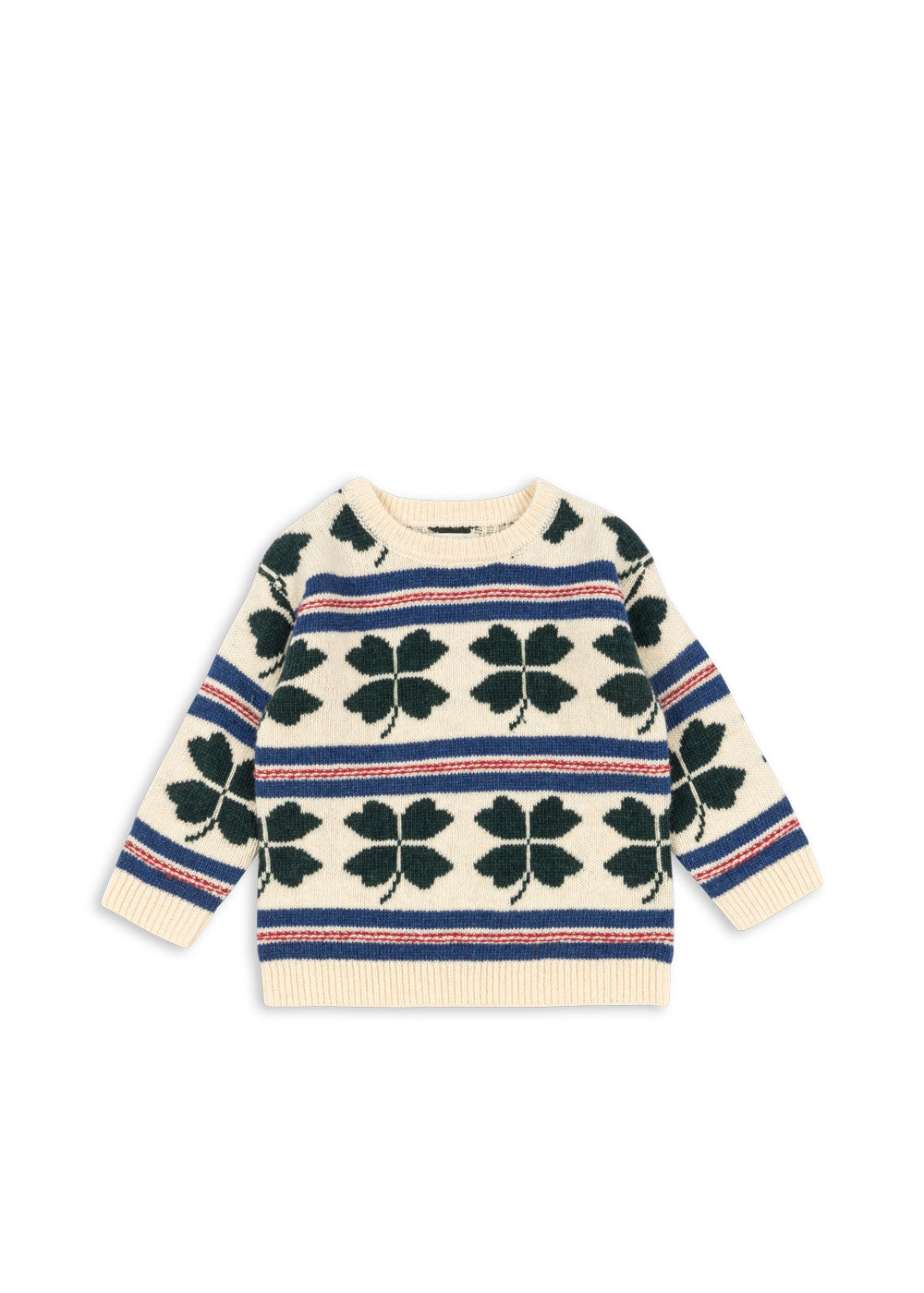 Billie Clover Knit Crew Neck Sweater-Konges Slojd FW25