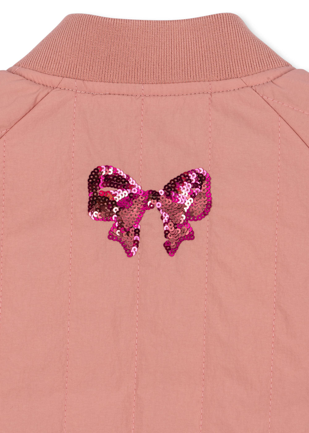 Juno Bow Sequin Bomber Jacket-Konges Slojd FW25