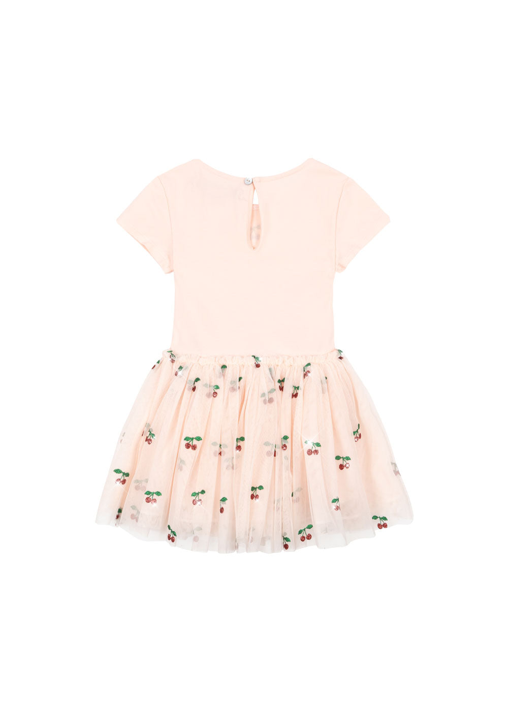 Ballerina Dress w Cherry Sequin-Konges Slojd SP26