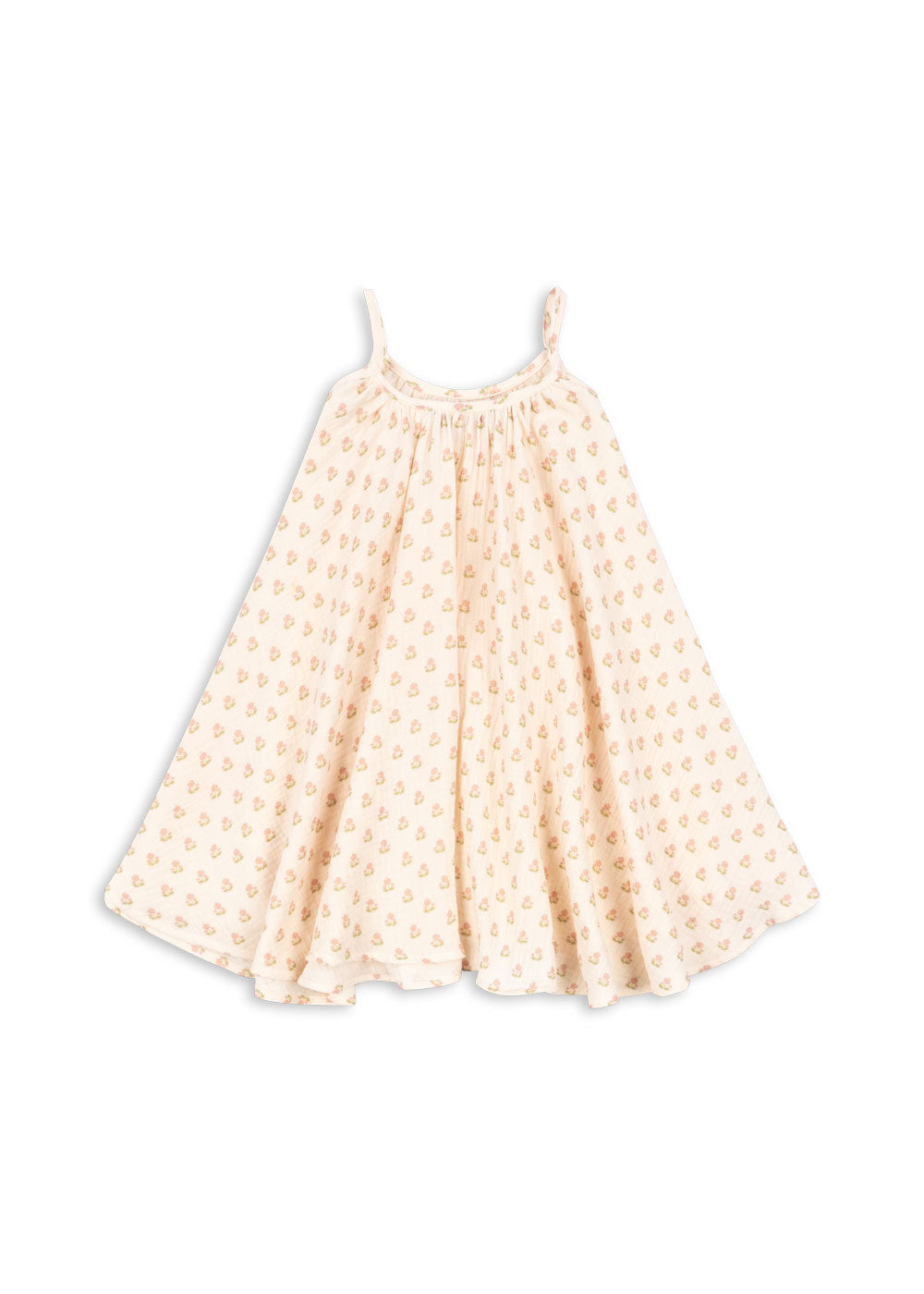 Coco Floral Muslin Strap Dress-Konges Slojd SP26