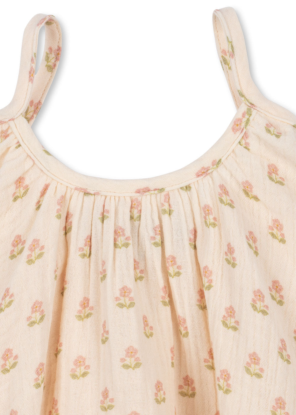 Coco Floral Muslin Strap Dress-Konges Slojd SP26