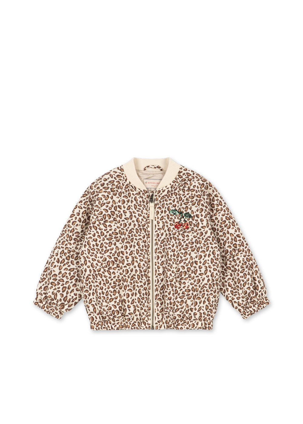 Juno Sequin Leopard Bomber Jacket-Konges Slojd SP26