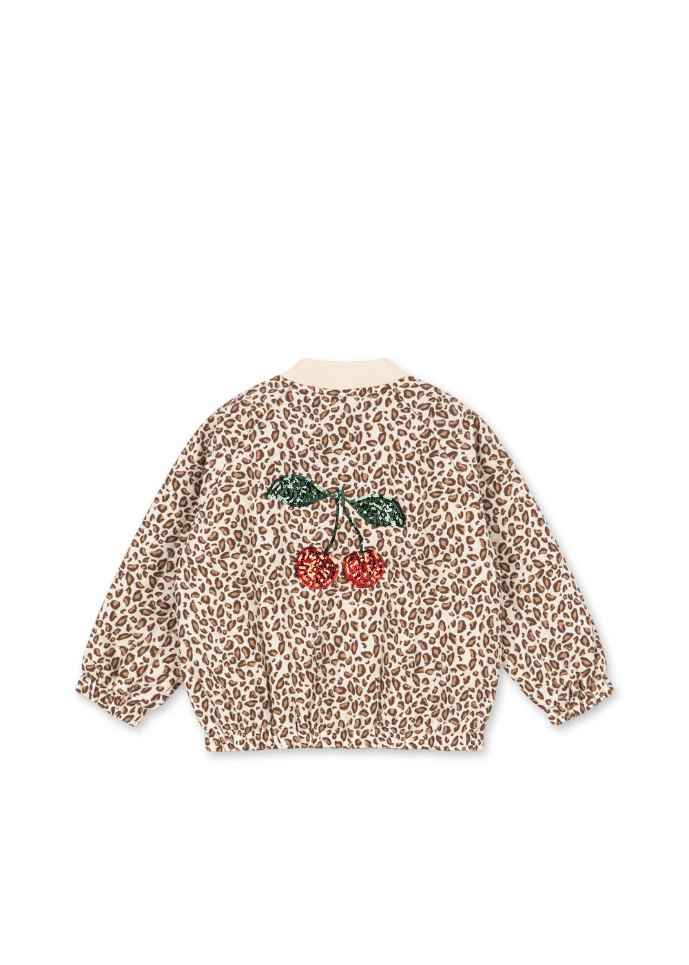 Juno Sequin Leopard Bomber Jacket-Konges Slojd SP26