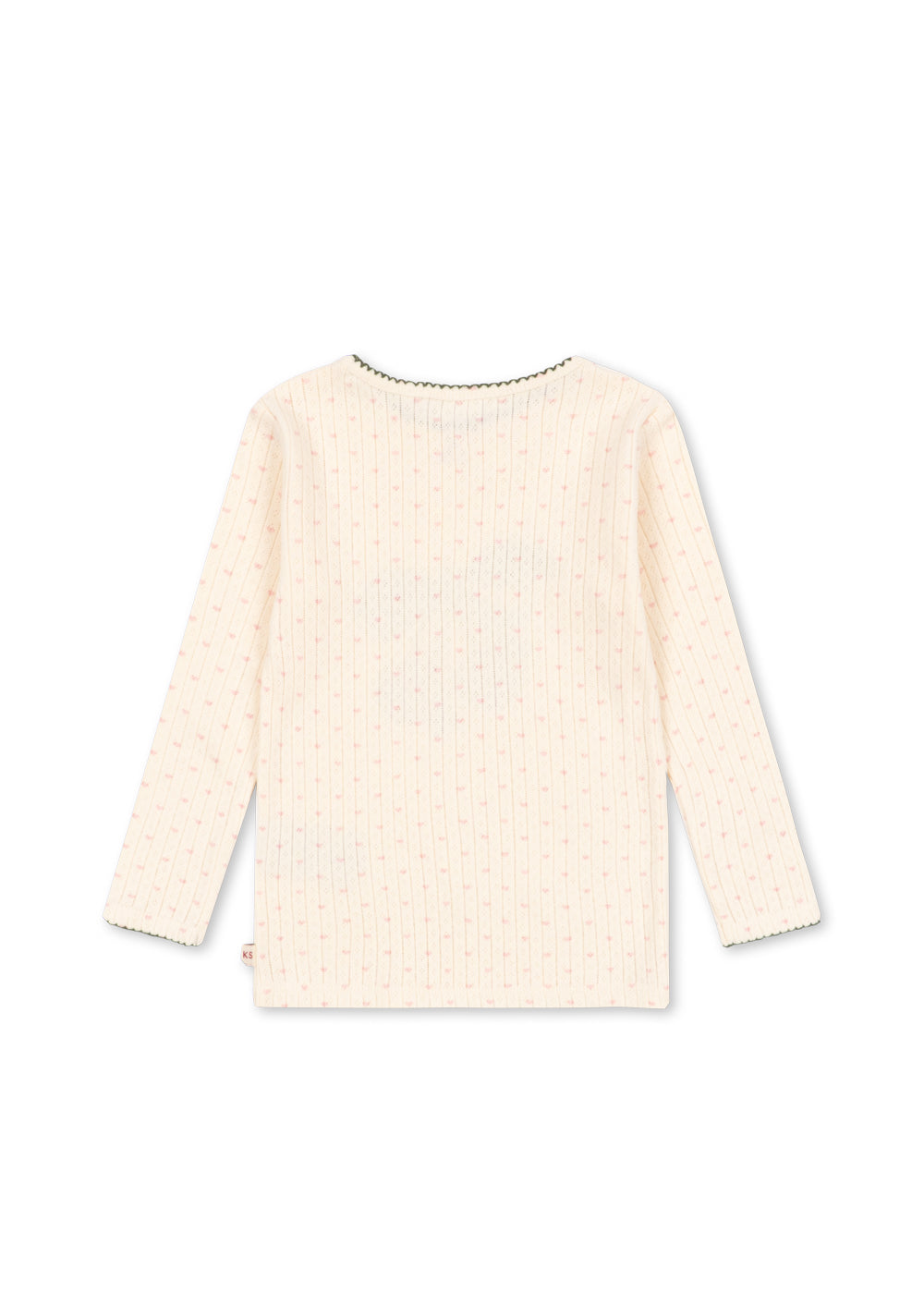 Minnie Pointelle Cherry Bow Blouse -Konges Slojd SP26