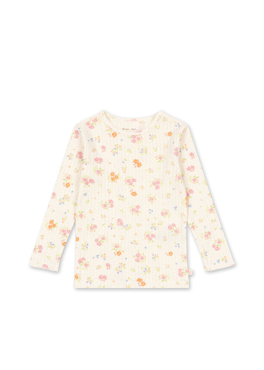 Minnie Pointelle Floral Blouse -Konges Slojd SP26
