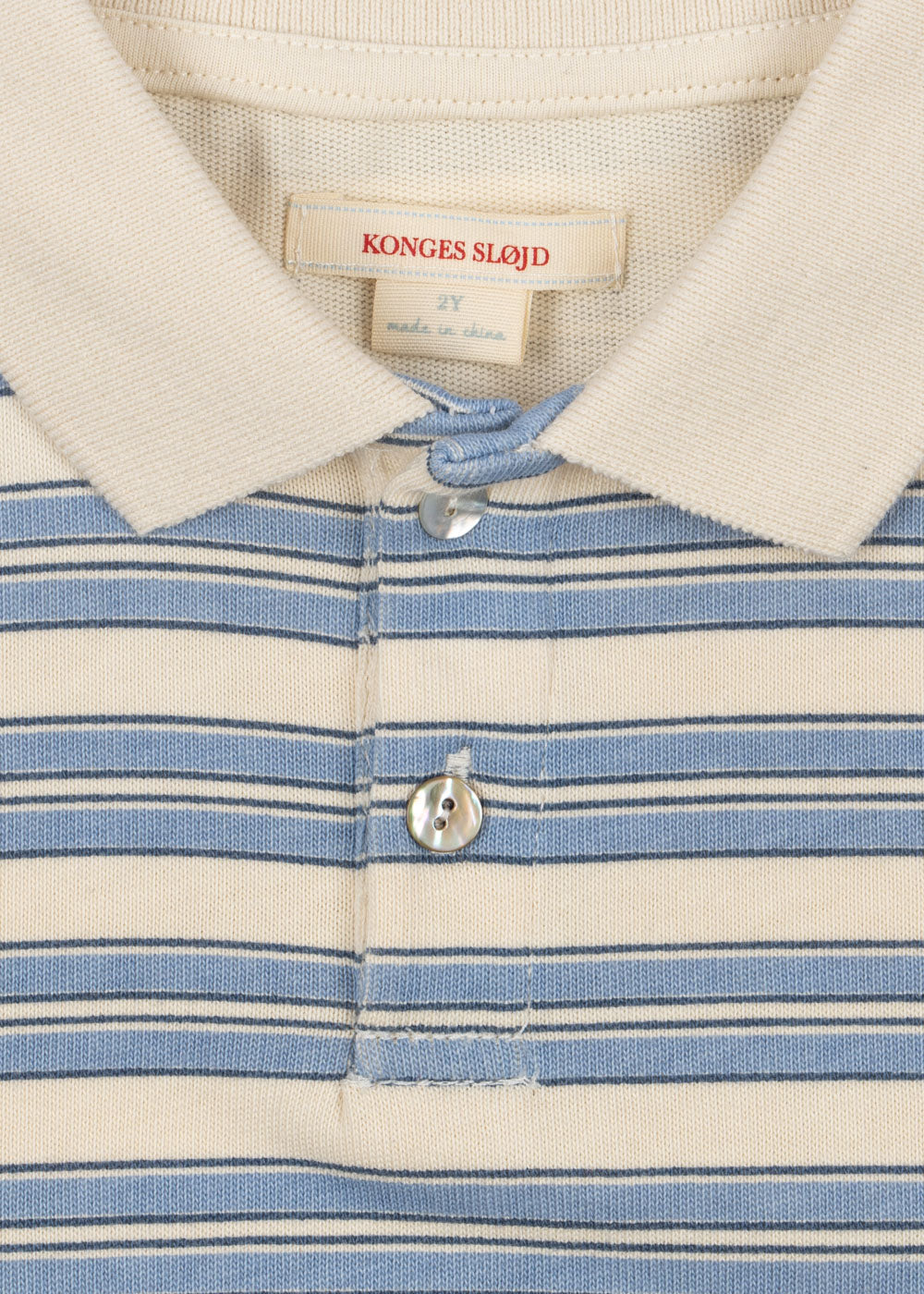 Spotty Striped SS Polo-Konges Slojd SP26