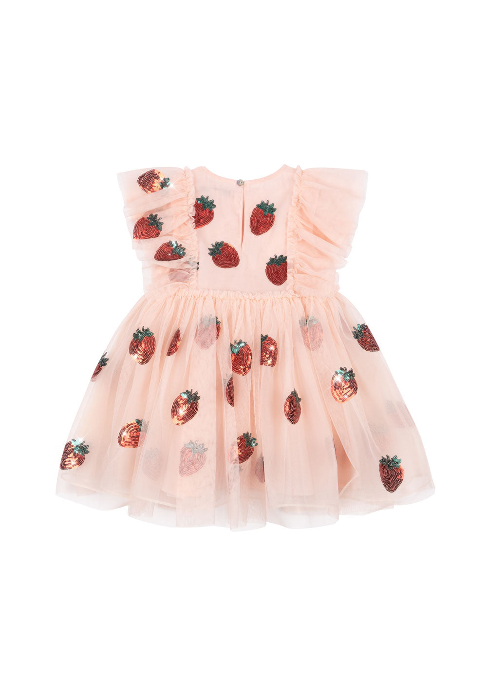 Yvonne Strawberry Dress-Konges Slojd SP26