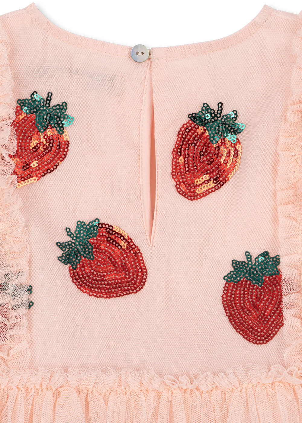 Yvonne Strawberry Dress-Konges Slojd SP26