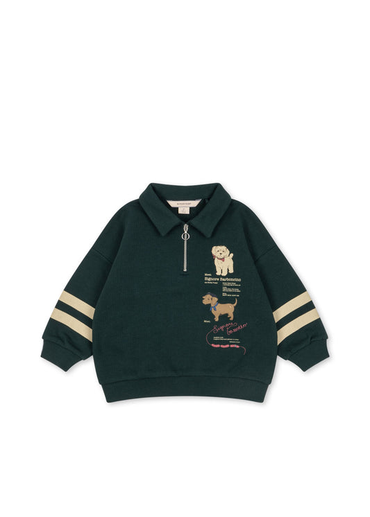 Doggy Half Zip Polo-Konges Slojd FW25