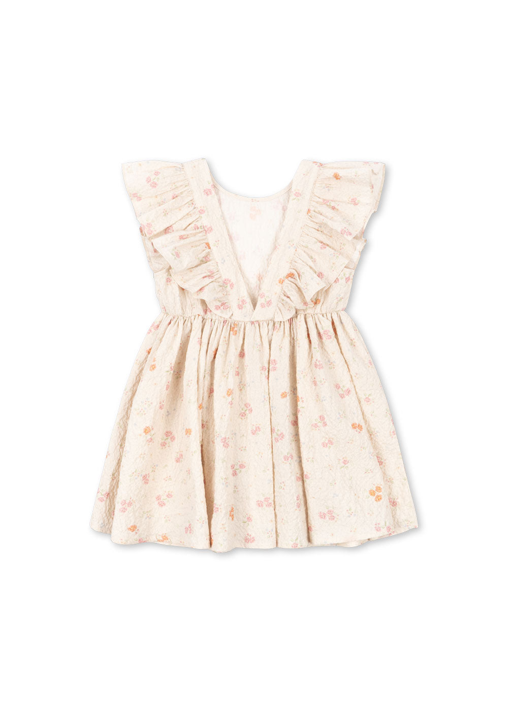 Elin Frill Floral Dress-Konges Slojd SP26