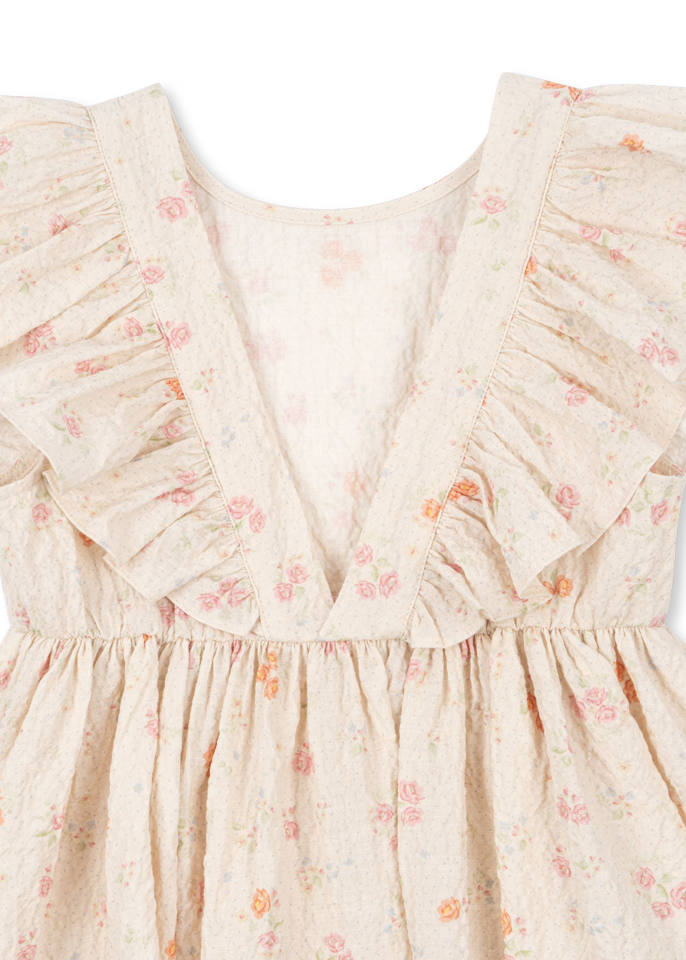 Elin Frill Floral Dress-Konges Slojd SP26