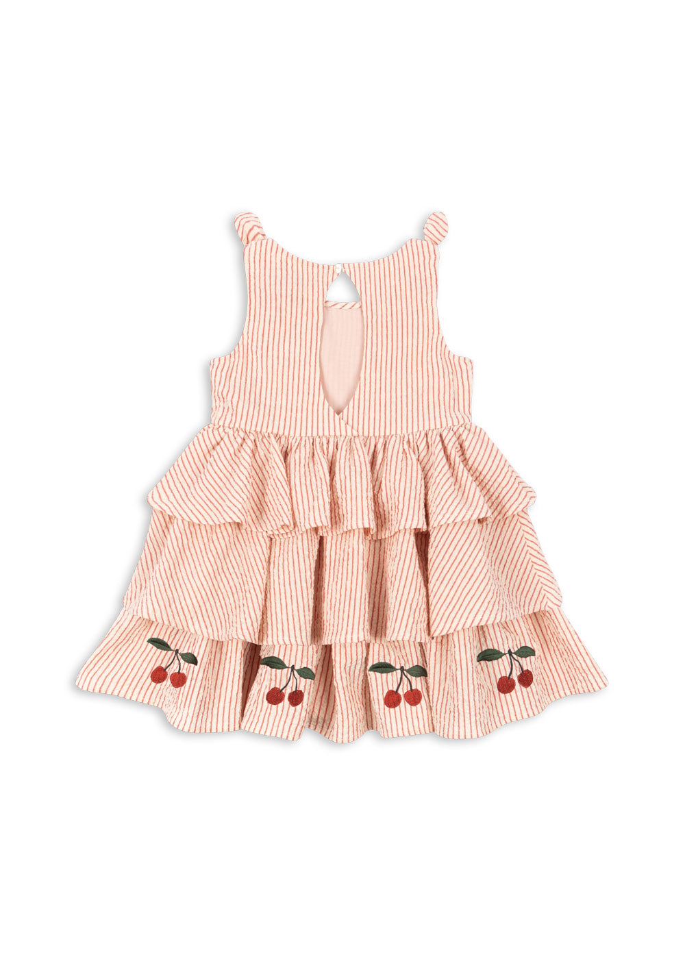 Ellie Cherry Seersucker Dress-Konges Slojd SP26