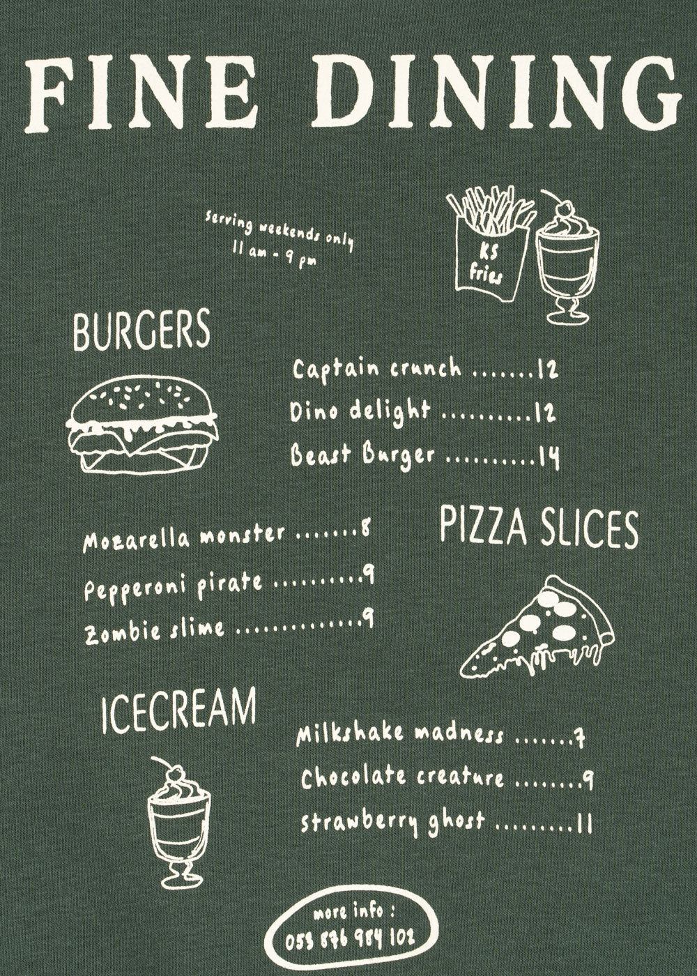 Lou Food Sweatshirt-Konges Slojd Sp26
