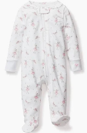 Sugar Plum Fairy  Pima Footie- Petite Plume