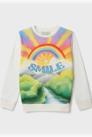 Rainbow Smile Sweatshirt - Stella McCartney SS24