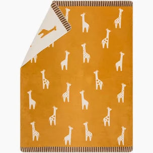 Giraffes All OVer Toddler Blanket/Throw - David Fussenegger