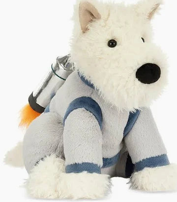 Munroe Scottie Dog Spaceoutfit- Jellycat