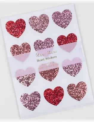 Glitter Heart Sticker  - Meri Meri