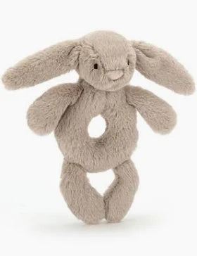 Bashful Bunny  Ring Rattle - Jellycat