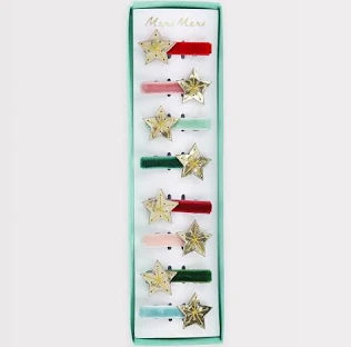 Gold Star Hair Clips - Meri Meri