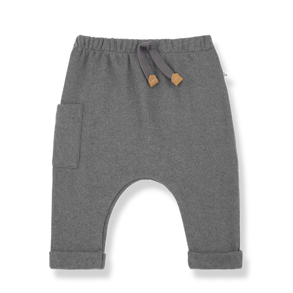 Gray Joggers w/ Side Pocket - One More in the Family FW24