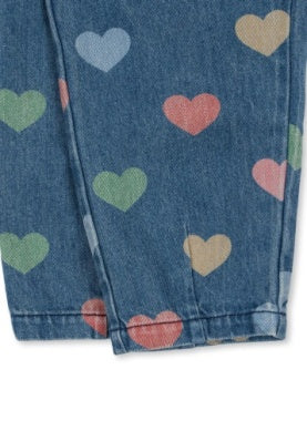 Denim Heart Pant-Konges Slojd FW25
