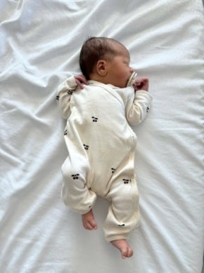 Cherry Wrap Romper -Konges Slojd