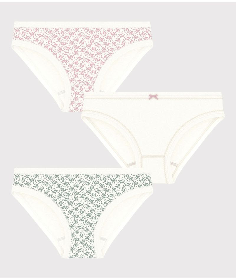 3-Pack Floral Girls' Underwear - Petit Bateau SP25