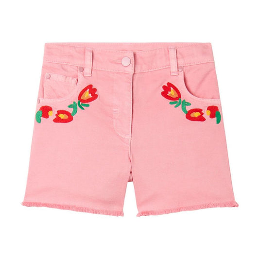 Gabardine Short w Emb Flowers- Stella McCartney SS26