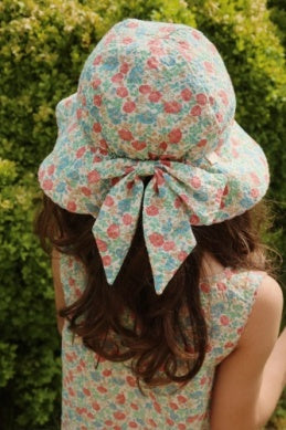 Floral Bow Sunhat-Konges Slojd