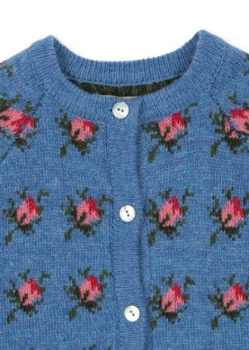 Belou Rosebud Knit Cardigan-Konges Slojd FW25