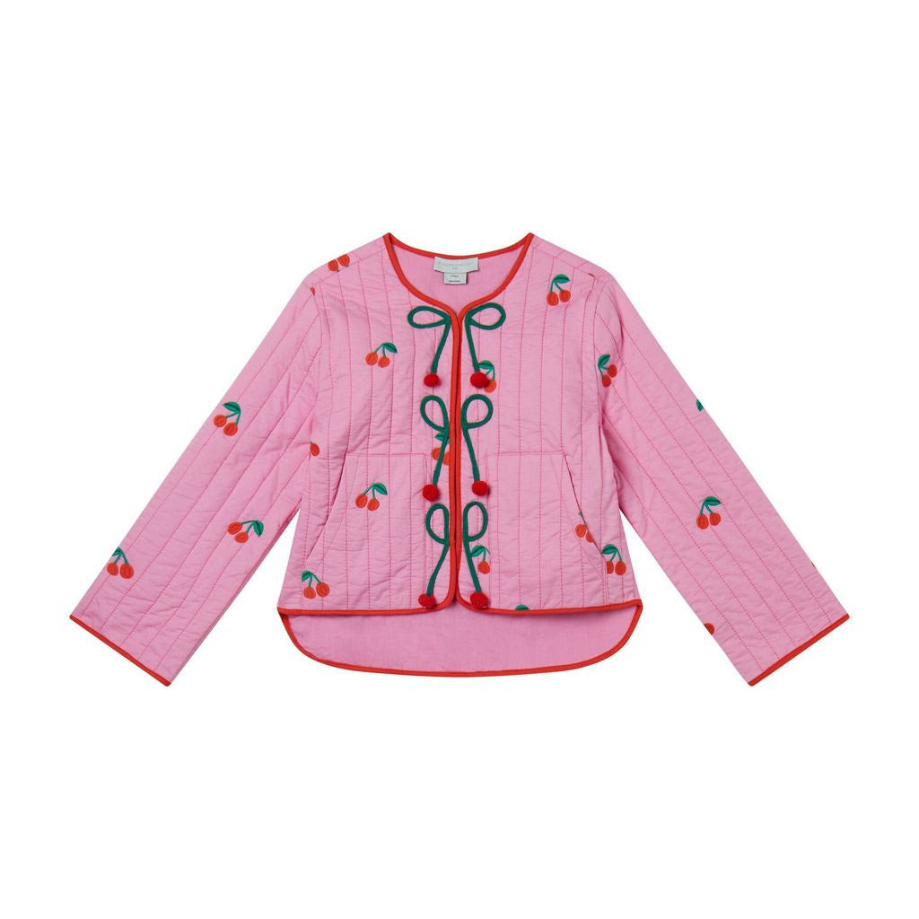 Quilted Jacket w Cherries- Stella McCartney SS25